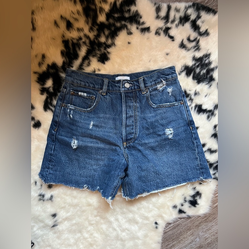 BOYISH Distressed Denim Cutoff Shorts